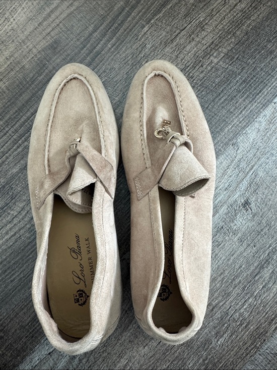 Loro Piana Shoes - Loro Piana Suede Tassel Loafers in Taupe